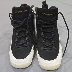 Jordan Kids Black and White Sneakers